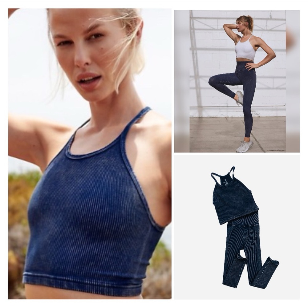 NWOT Free People Happiness Runs Crop & Ultra High Rise Leggings XS/S